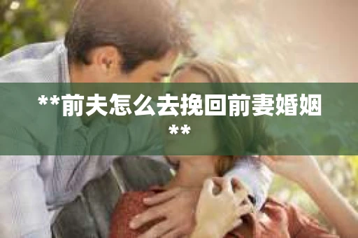 **前夫怎么去挽回前妻婚姻**