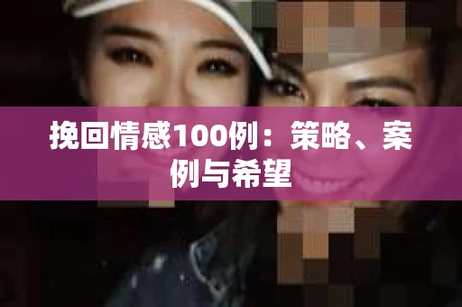 挽回情感100例：策略、案例与希望