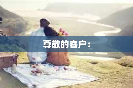 尊敬的客户：
