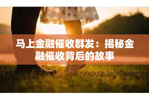 马上金融催收群发：揭秘金融催收背后的故事
