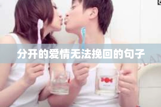 分开的爱情无法挽回的句子