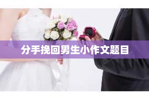 分手挽回男生小作文题目