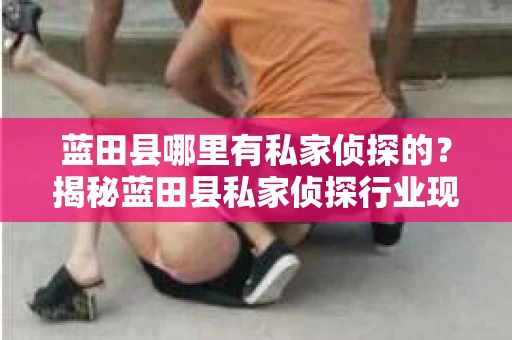 蓝田县哪里有私家侦探的？揭秘蓝田县私家侦探行业现状及选择指南